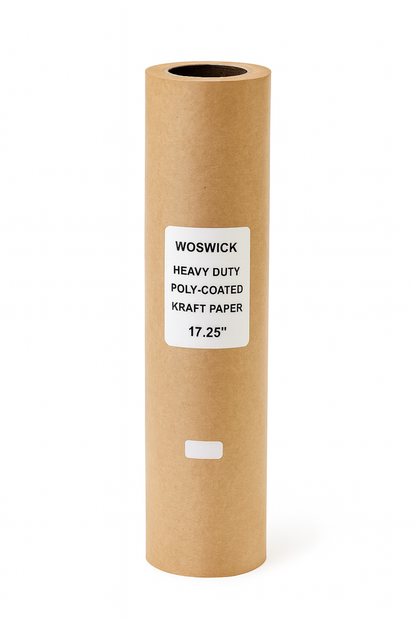 Woswick® Technology Heavy Duty Poly-coated Kraft paper, 17.25''